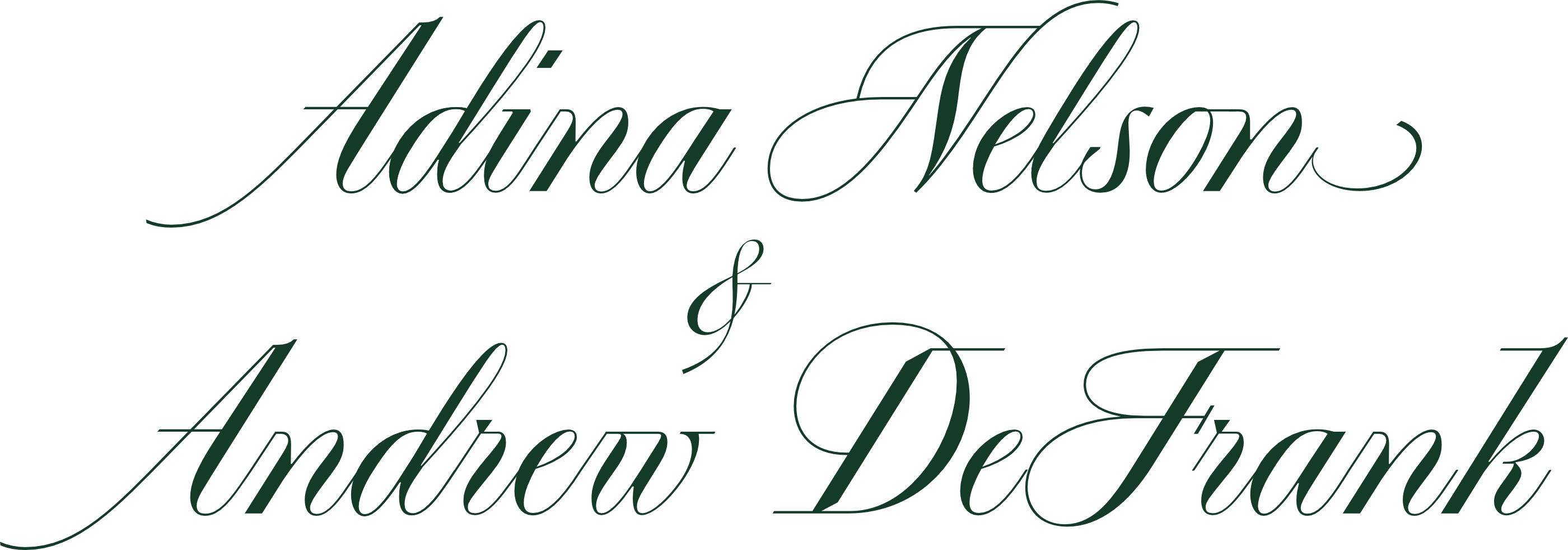 Adina Nelson & Andrew DeFrank